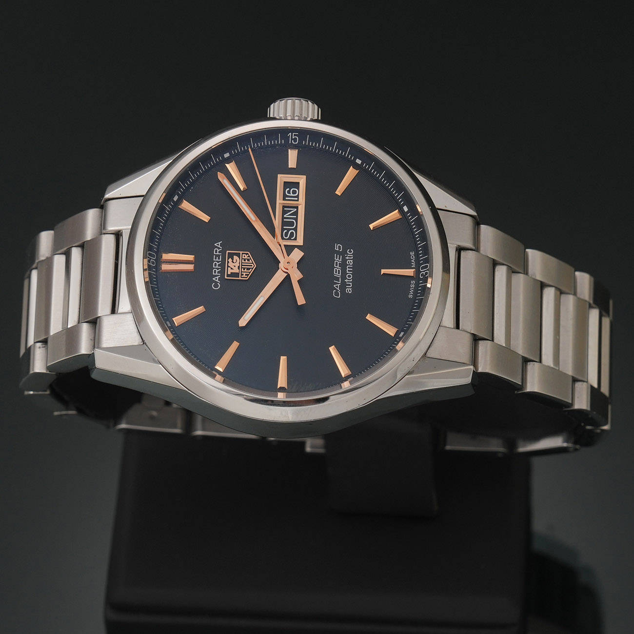 TAG HEUER(USED)태그호이어 WAR201C 까레라 데이데이트 오토매틱